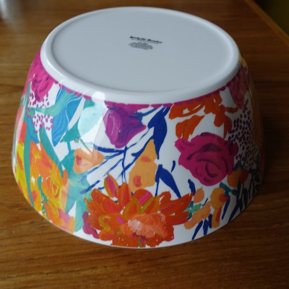 Bridgette Thornton Paint + Petals Melamine Serving floral Bowl - Picture 14 of 14